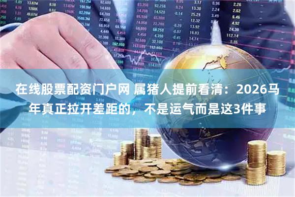 在线股票配资门户网 属猪人提前看清：2026马年真正拉开差距的，不是运气而是这3件事