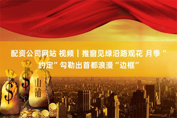配资公司网站 视频｜推窗见绿沿路观花 月季“约定”勾勒出首都浪漫“边框”